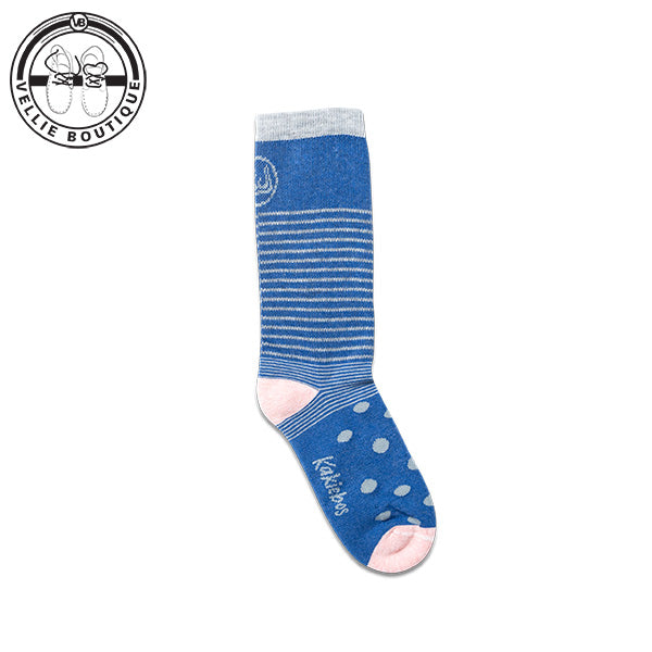Kakiebos Ladies Polka Stripe Bush Sock