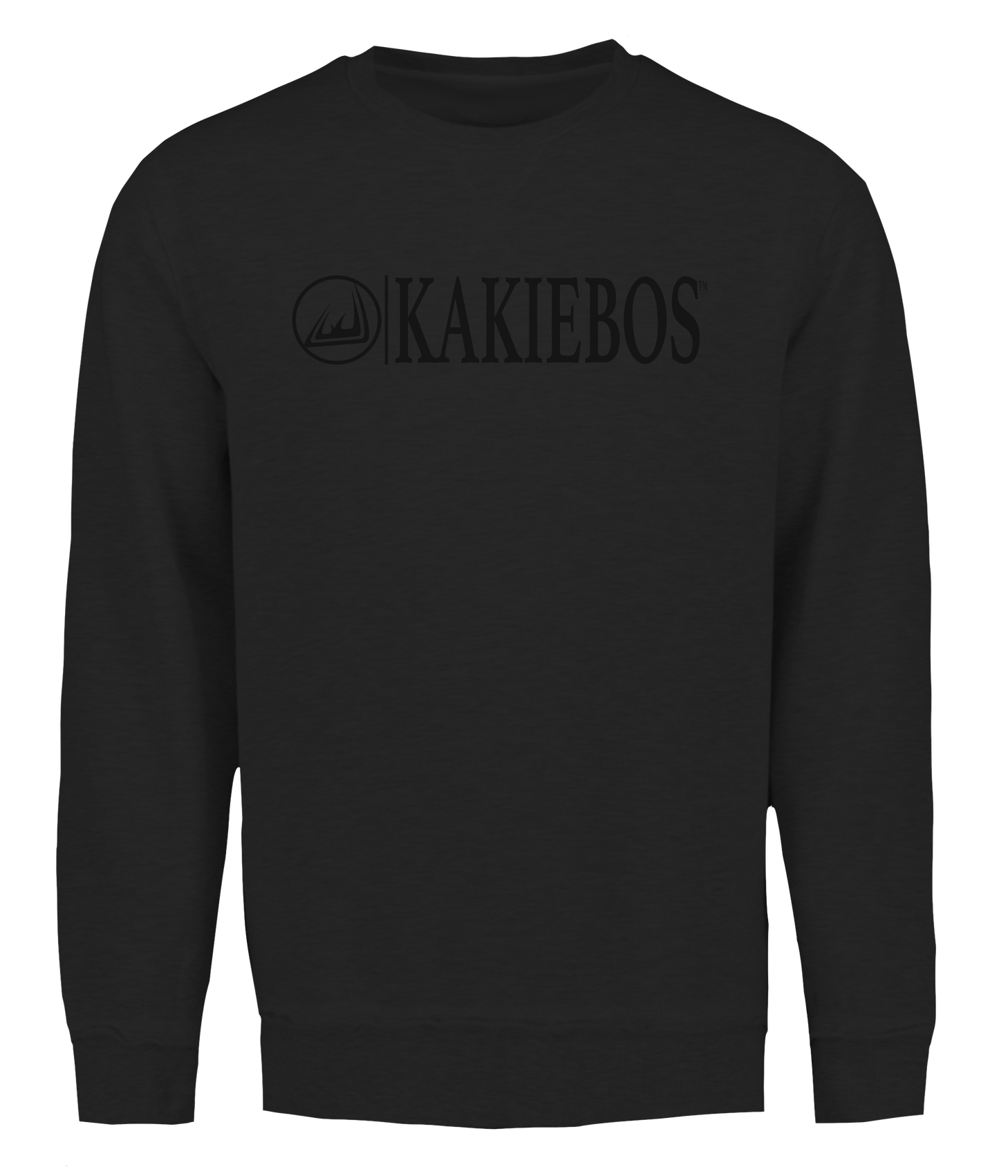 Kakiebos Mens Embr Crew Sweat Pullover - Black
