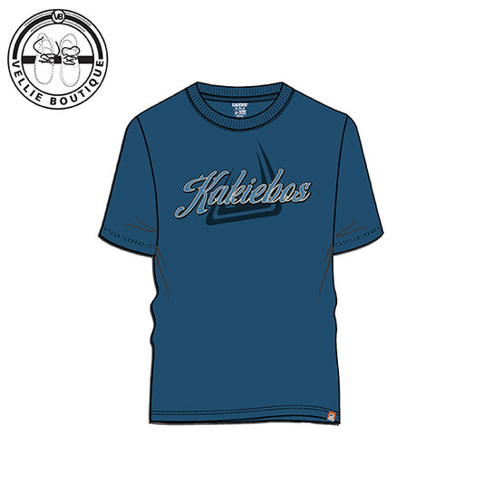 Kakiebos Mens Kakiebos and Logo Tee - Navy