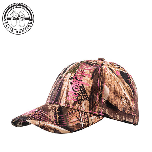 Wildebes Ladies Vertical Foil Cap - Black Sekelbos