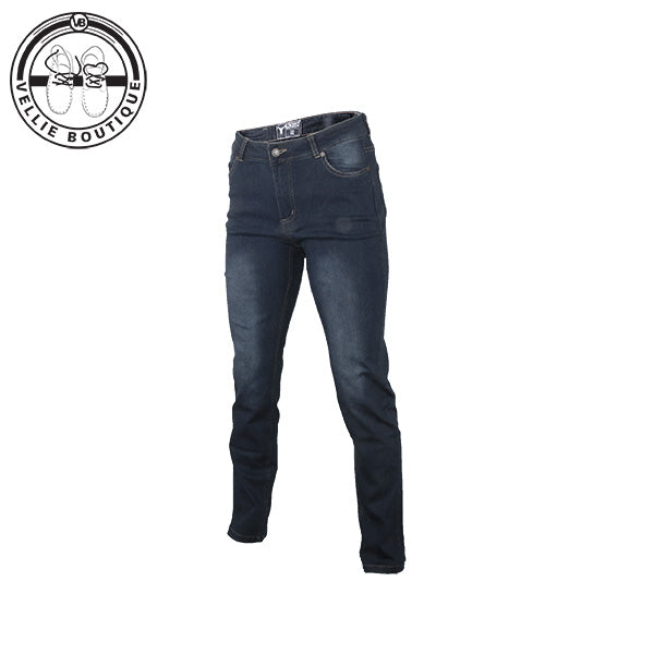 Wildebees Ladies Stretch Denim Pants Blue/Black