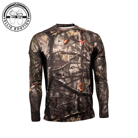 Wildebees Men Second skin Long Sleeve - Bosveld Black