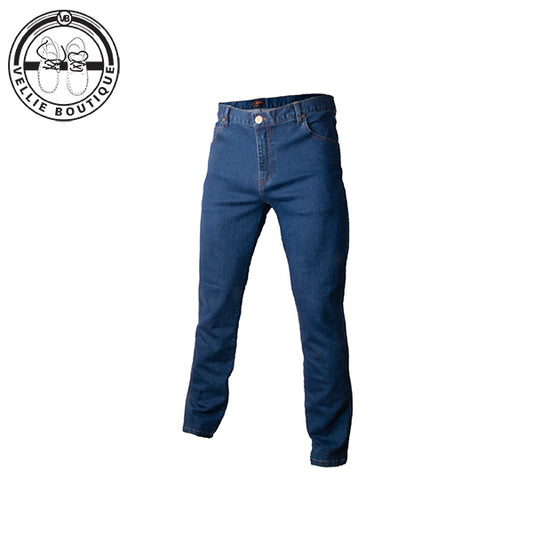 Wildebees Mens Stretch Denim - Indigo Stone Wash