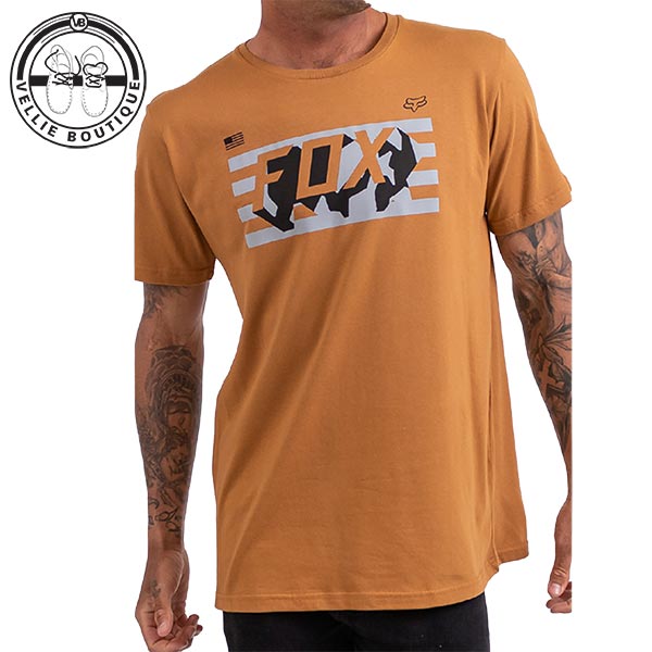 FOX Rwt Flag Ss Tee Gold (5111)