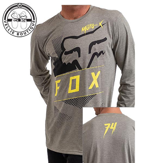 FOX Riet Ls Tee Brigade Melange (5136)