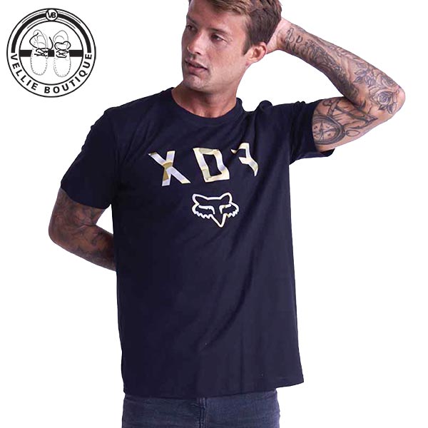 FOX Camo Moth Ss Tee Black (FOX6119)