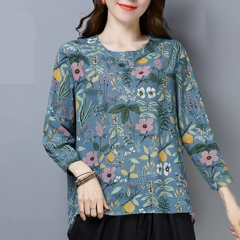 Floral Print Ladies Shirt (Assorted) – Vellie Boutique t/a Vellie Cartel