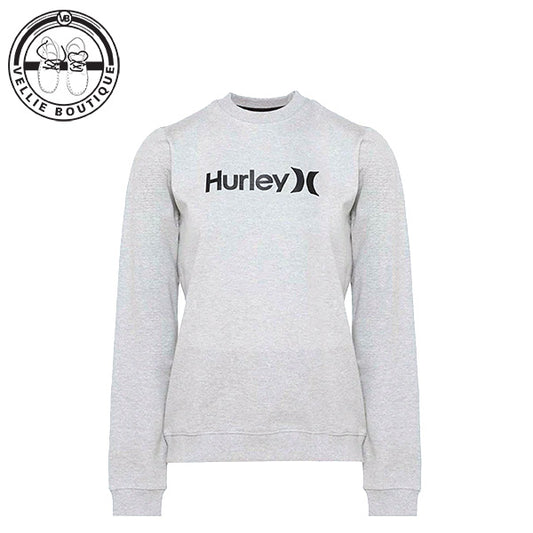 Hurley Ladies One & Only Crew Fleece - Grey