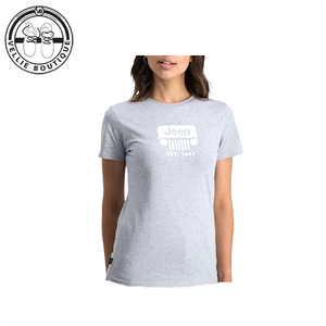 JEEP Ladies Icon T-Shirt - Grey Mel