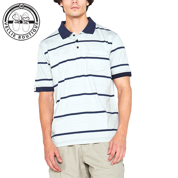 JEEP Men  Yarn Dyed Stripe Polo