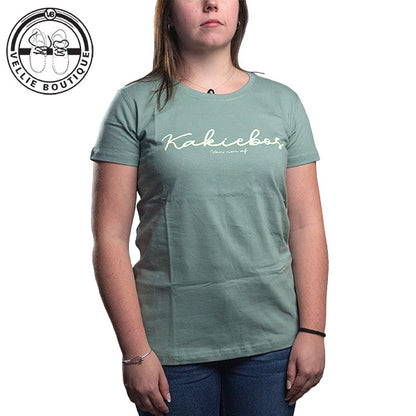 Kakiebos Ladies Classic Fit Scribble Tee