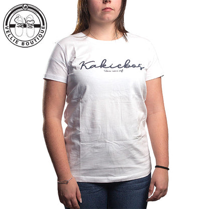 Kakiebos Ladies Classic Fit Scribble Tee