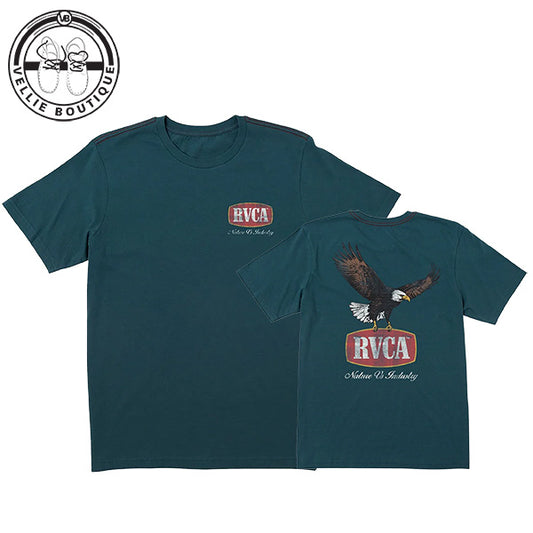 RVCA Flight Path SS T-Shirt - Duck Blue