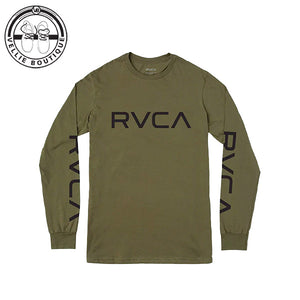 RVCA Olive Big RVCA LS T-shirt