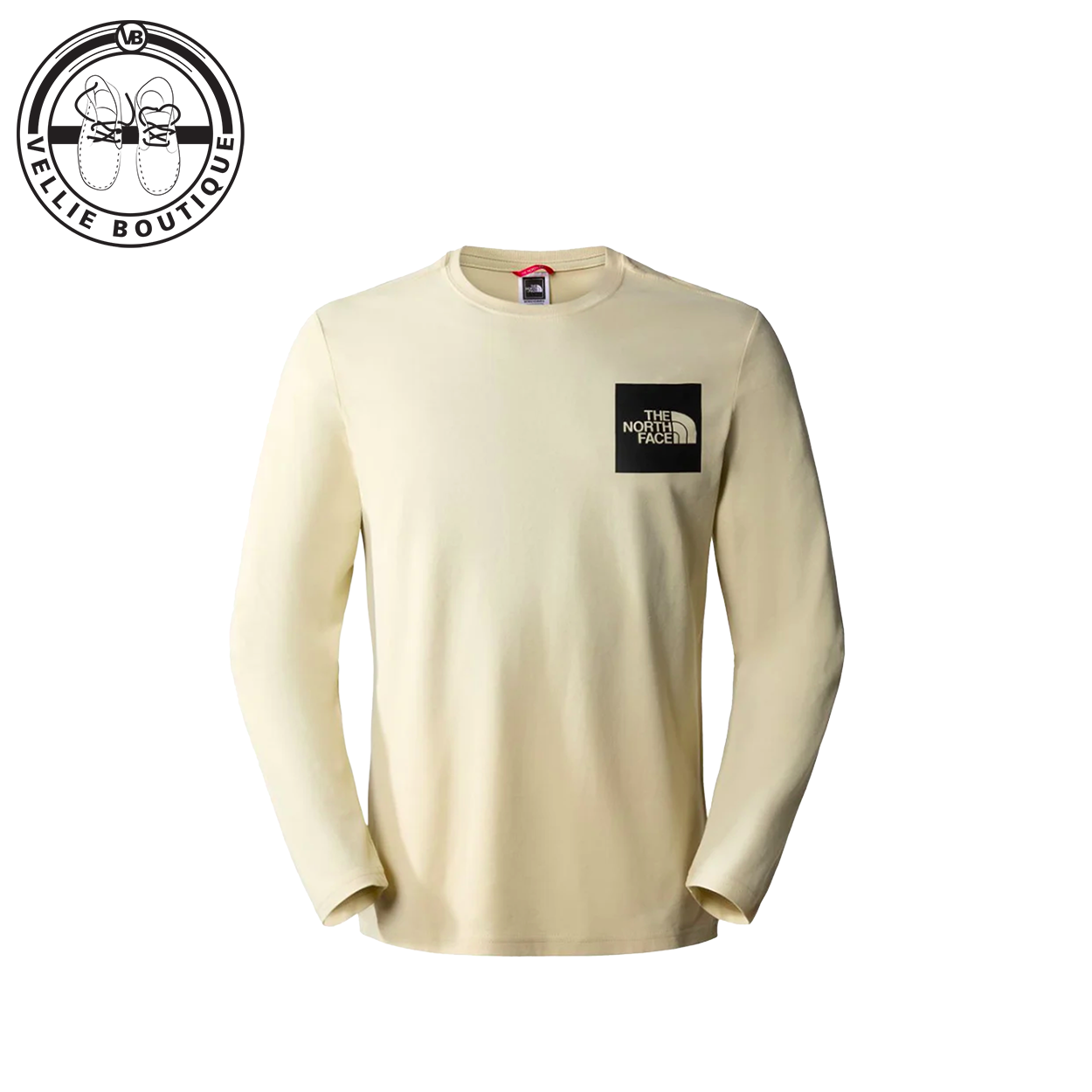 The North Face L S Fine Tee Gravel Vellie Boutique t a Vellie
