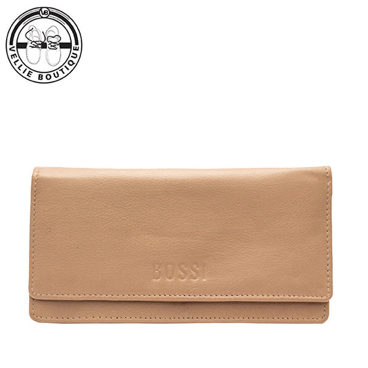 Bossi Leather Taylor Leather Small Wallet - Pink