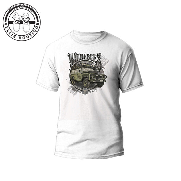 Wildebees Mens Off-Road Tee - White