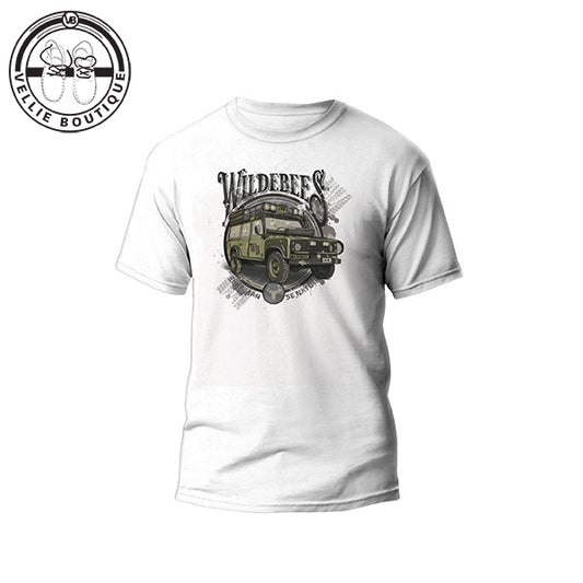 Wildebees Mens Off-Road Tee - White