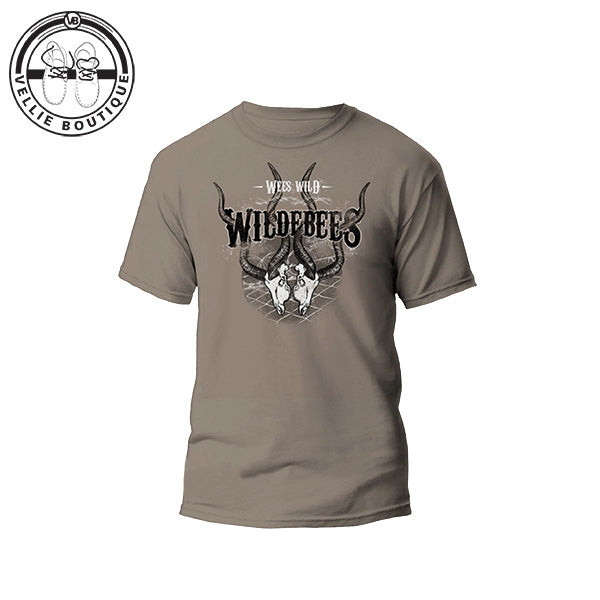 Wildebees Mens Fenced Skulls Tee