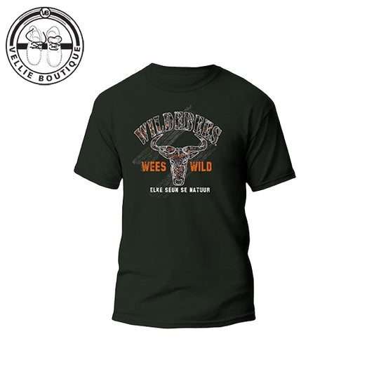 Wildebees Boys Tyre Truck Logo Tee - Fatigue