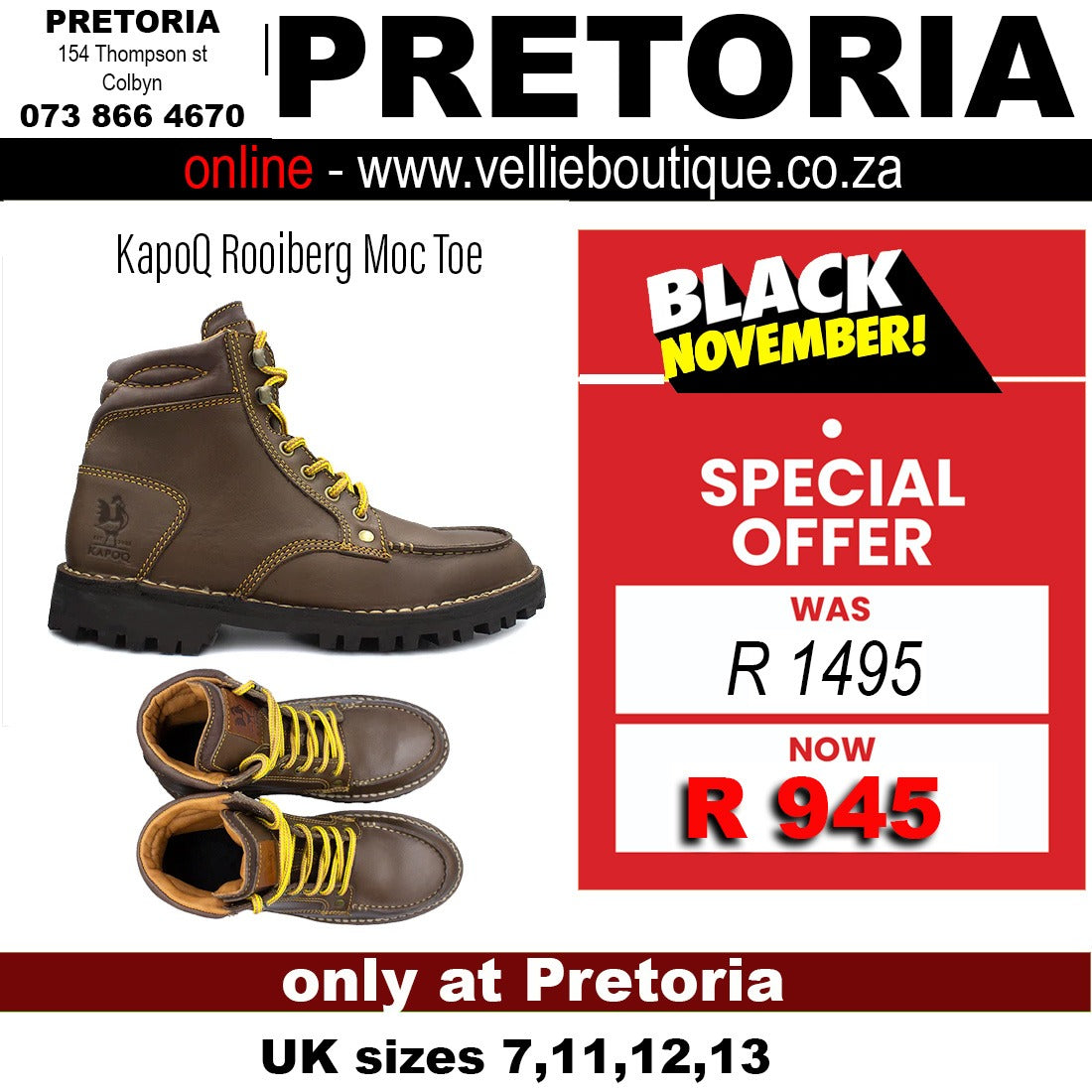 KapoQ Rooiberg Moc Toe  (Brown Burnish) 23002