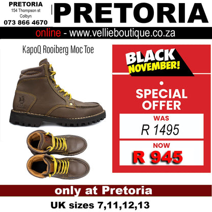 KapoQ Rooiberg Moc Toe  (Brown Burnish) 23002