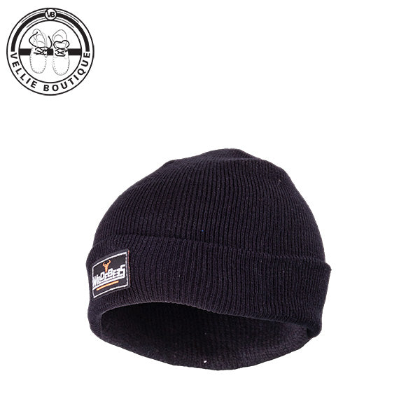 Wildebees Boys Label Beanie - Black