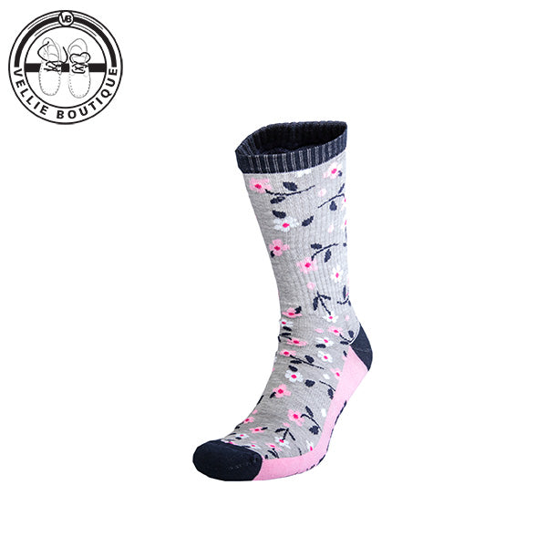 Wildebees Ladies Spotty Flower Bush Sock