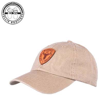 Wildebees Mens Laser Leather Max Wash Cap