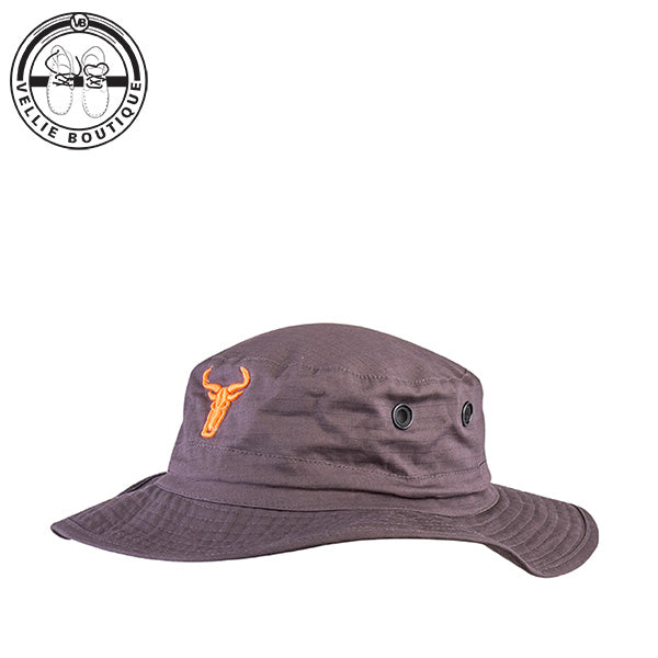 Wildebees Mens Ripstop Bush Hat Charcoal