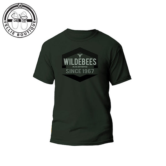 Wildebees Mens Urban Hexagon Tee - Fatigue