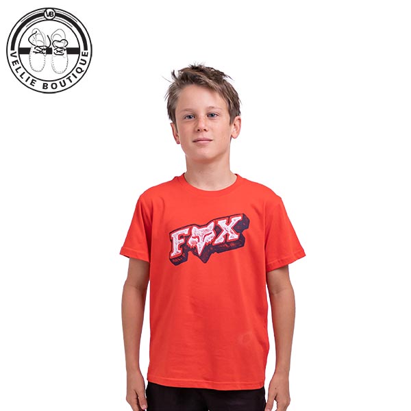 FOX Composer 2.0 Boys Ss Tee Flame Red (5156)
