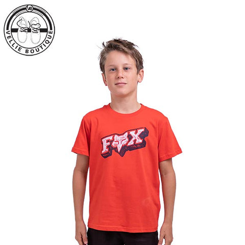 FOX Composer 2.0 Boys Ss Tee Flame Red (5156)
