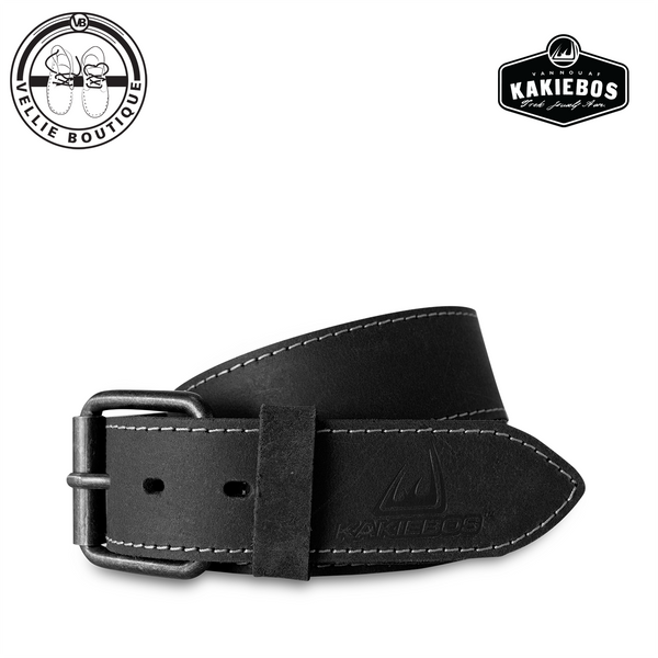 Kakiebos Men Leather Belt With Saddle