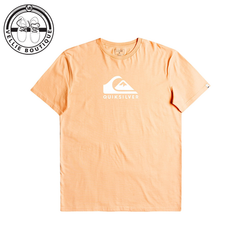 Quiksilver Almond Cream Corp Logo SS T-Shirt