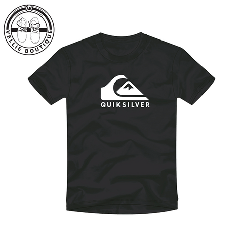 Quiksilver Black Corp Logo SS T-Shirt