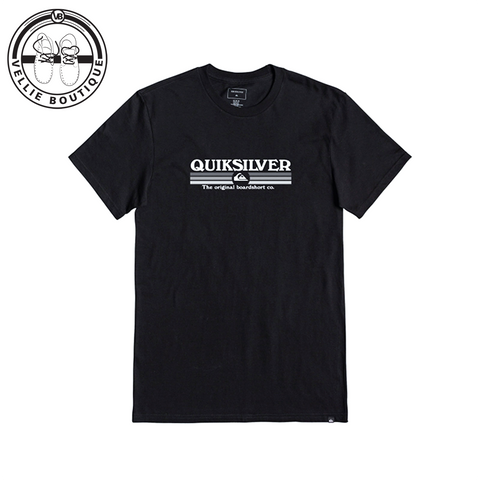 Quiksilver Black Lined Up MTO SS T-Shirt