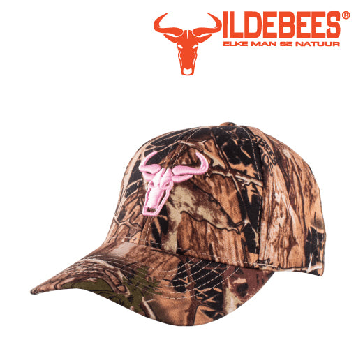 Wildebees Ladies Sekelbos Black Camo 3D Embroidery Cap