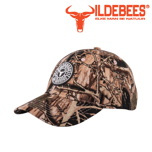 Wildebees Ladies Rubber Badge Sekelbos Camo Cap