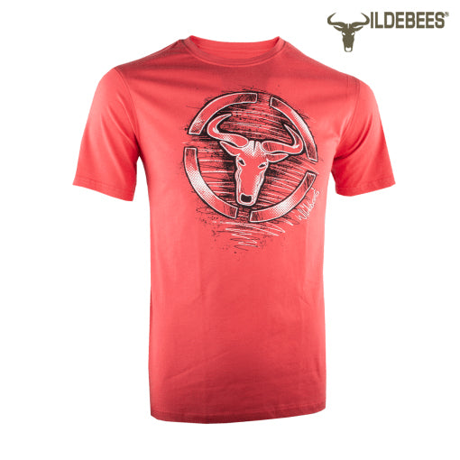 Wildebees Mens Casual T-Shirt Graffiti Grunge