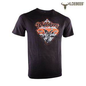 Wildebees Mens Casual T-Shirt Mud Sign Tee