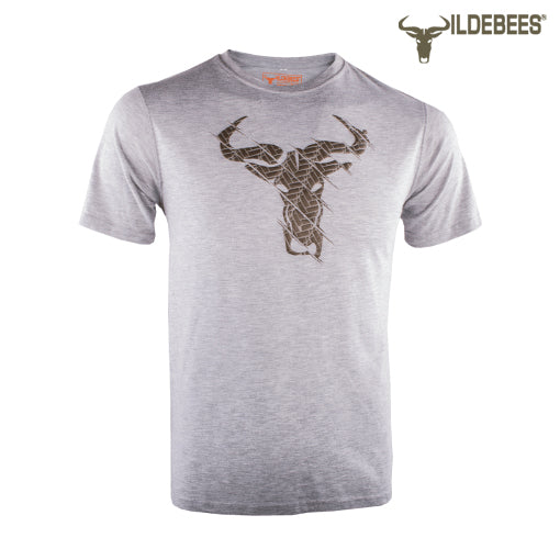 Wildebees Mens Casual T-Shirt Tyre Track Tee
